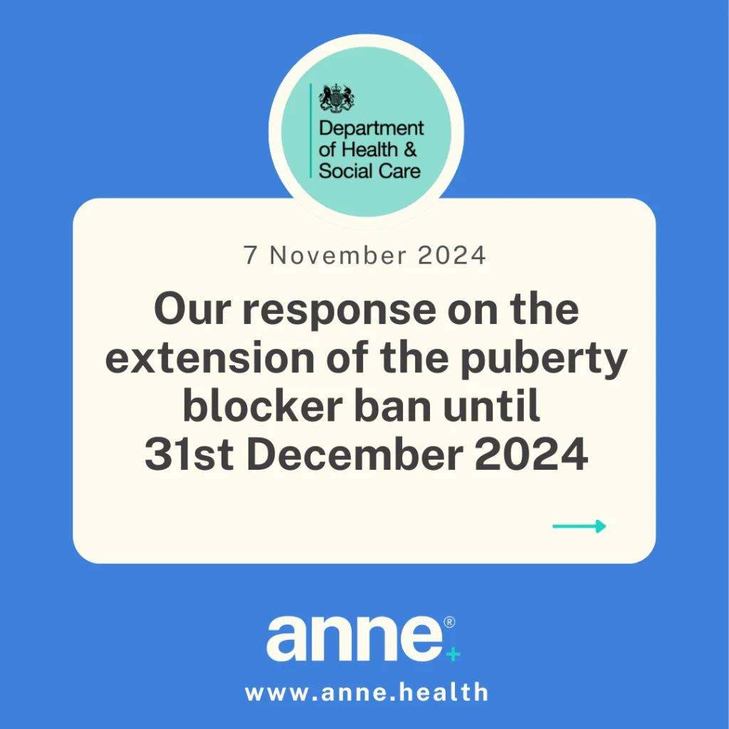 Statement on Extension of Puberty Blocker Ban – November 2024